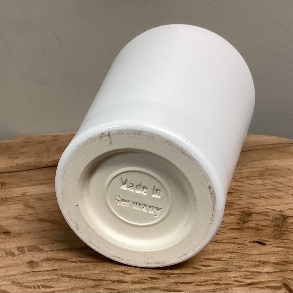 ⚪️ Vintage Made In Germany - Beautiful White Vase - Planter or Collectible Decor
